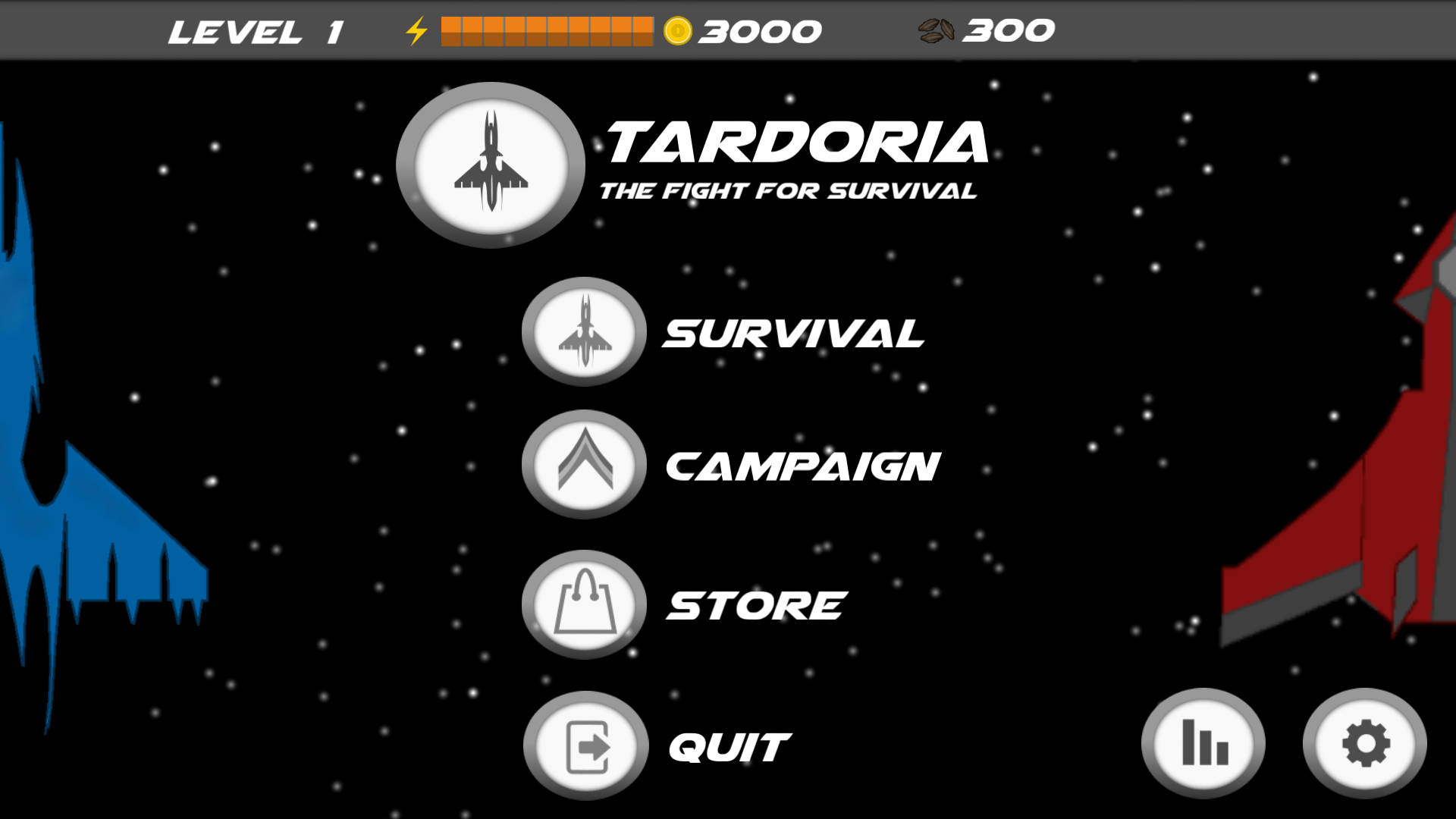 Menu screen of Tardoria
